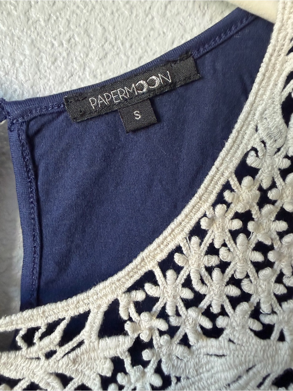 Papermoon Crochet Detail Knit Tank, EUC, Women’s Small - Picture 6 of 13